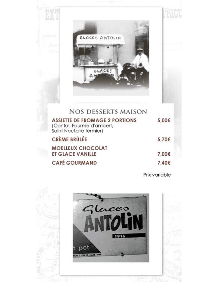 Restaurant traditionnel français Saint-Rémy-sur-Durolle